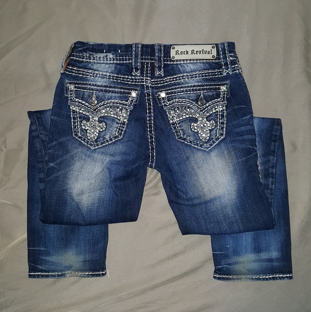 Womens Rock Revival Jeans sz.27 Straight